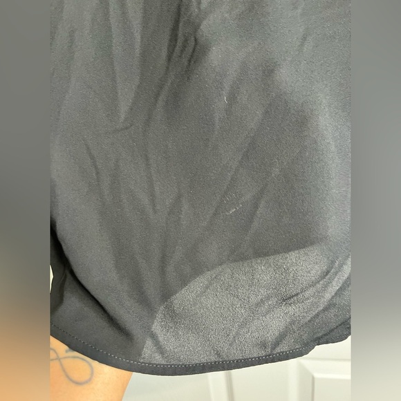 J. Crew Women's Split Neck Blouse with Tassel Trim - Black - Size 10 - Picture 5 of 8